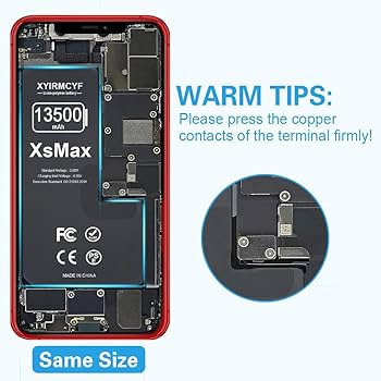 Amazon.com: XYIRMCYF 13500mAh Super Capacity Battery Compatible